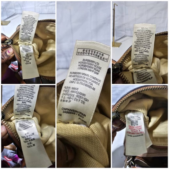 Authentic Burberry Ashby House Checked Hobo Bag & Pochette - Picture 16 of 16